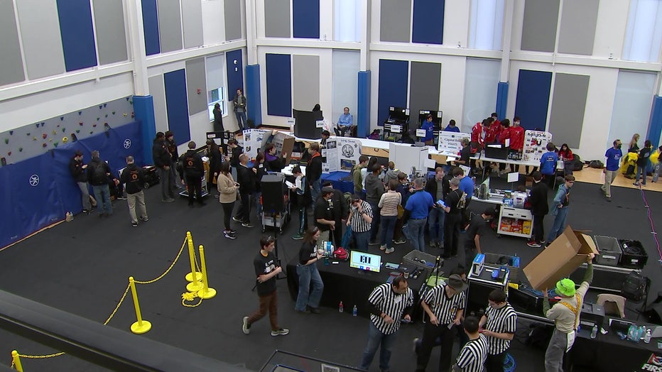 Northwest DC college hosts robotics competitors for DMV college students