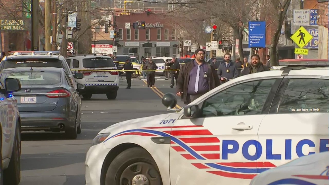 2 arrested after Southeast DC assault leads to officer-involved shooting