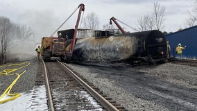 Ohio train derailment: Crew got safety alert just before accident, NTSB report says