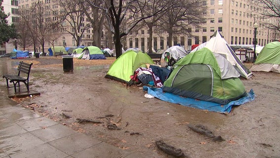 As DC homeless camps are cleared, where will people go? Montgomery County executive weighs in