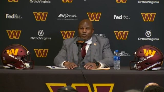 'Fired up': Eric Bieniemy reaffirms focus on Commanders during first press conference