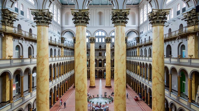 The National Building Museum welcomes visitors to The Big Build