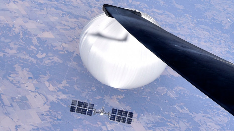 Air Force photo shows Chinese spy balloon from highflying U2