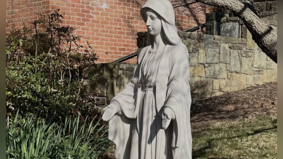 Virgin Mary Statue Stolen From Montgomery County Church; Officials Ask ...