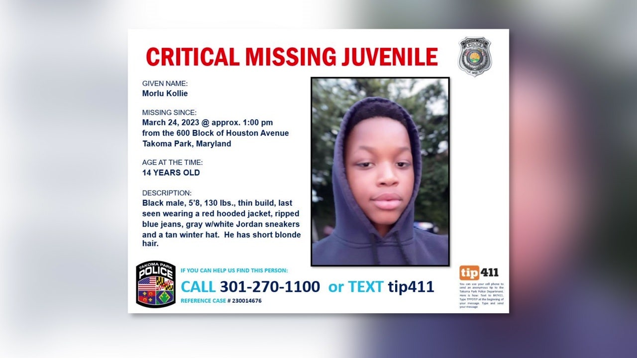 Missing Takoma Park 14 Year Old Found Police 