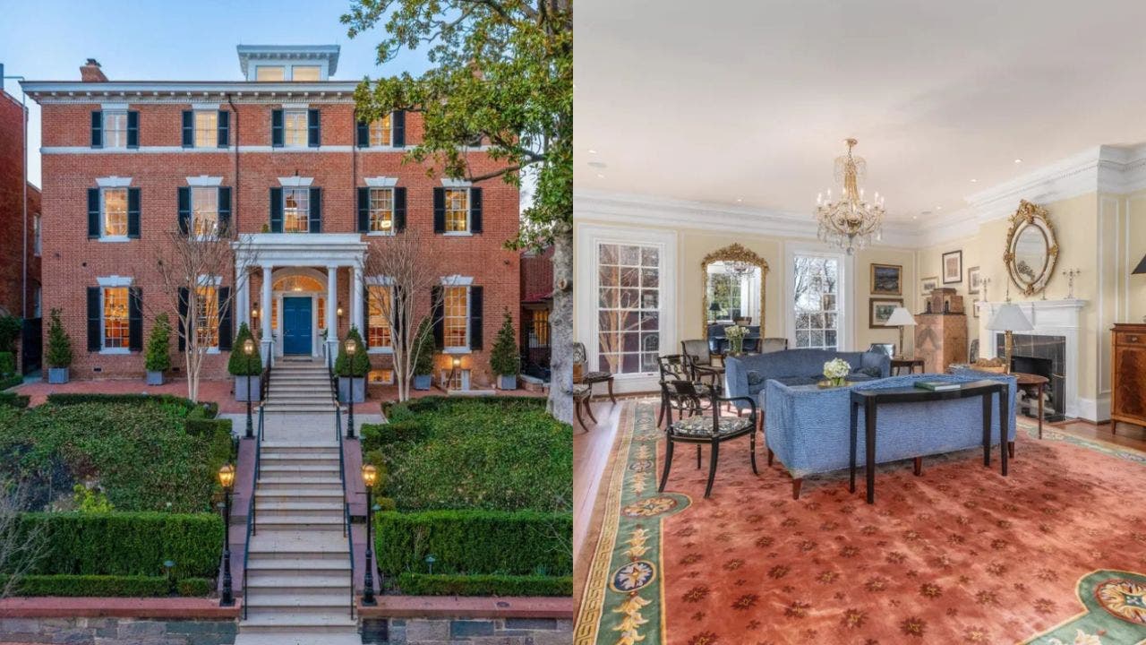 Inside Jackie Kennedys Former Georgetown Home Now On The Market For 265m 