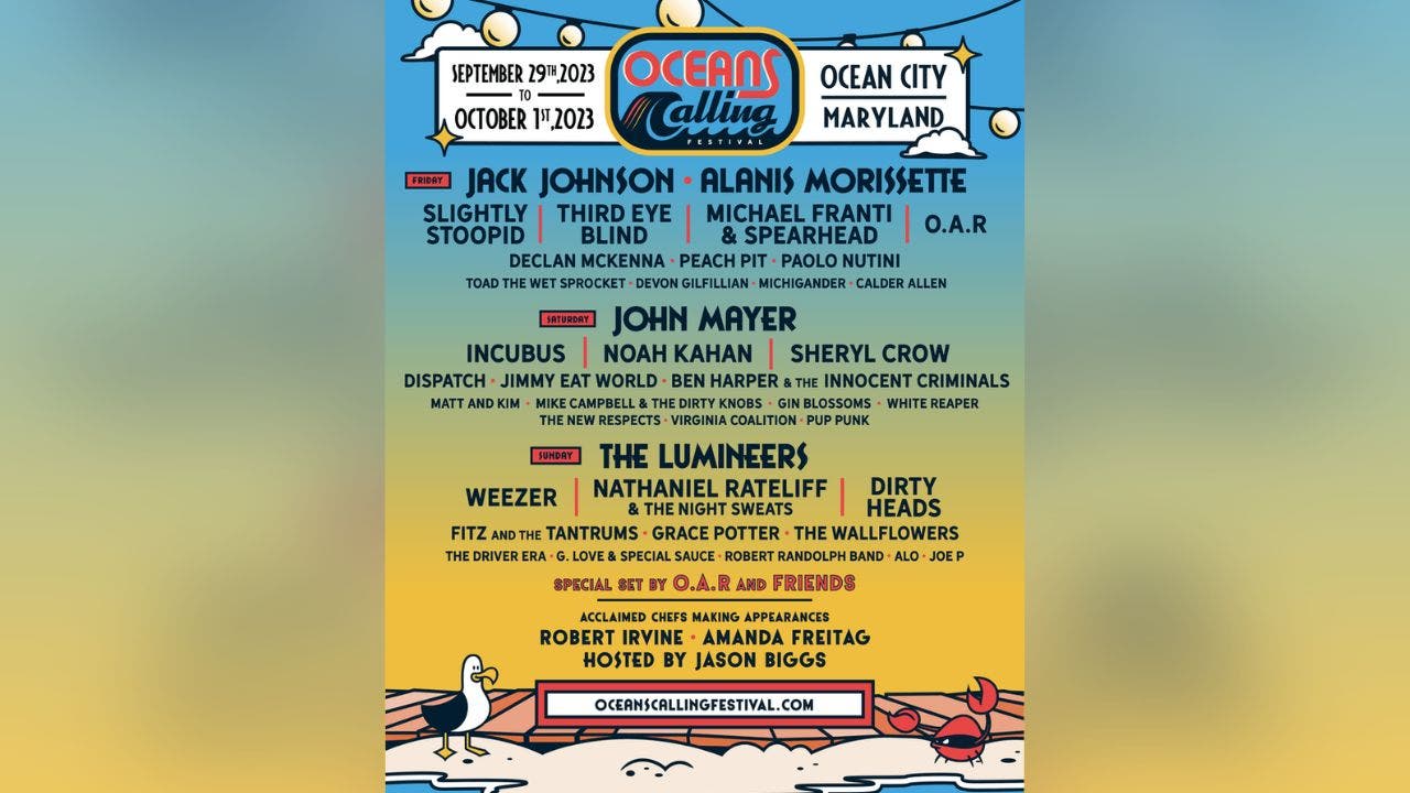 Oceans Calling Festival announces 2023 lineup after weather