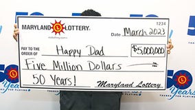 Maryland man wins $5 million on lottery scratch-off