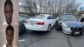 2 men steal credit cards, crash into State Trooper in jail parking lot after pursuit through Stafford County