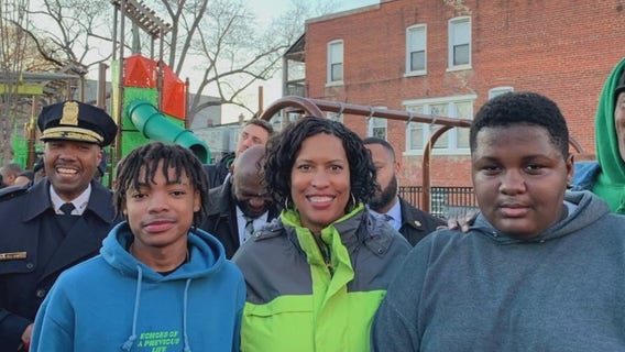Bowser leads neighborhood safety walk in Petworth after library stabbing