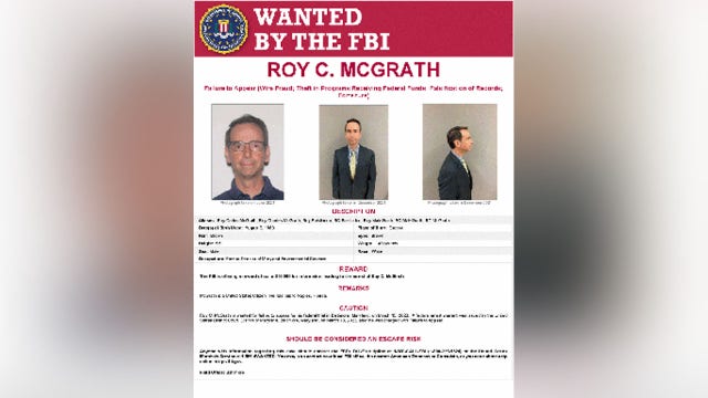 Authorities offer $20K reward for arrest of former Maryland Gov. Hogan's ex-chief of staff Roy McGrath