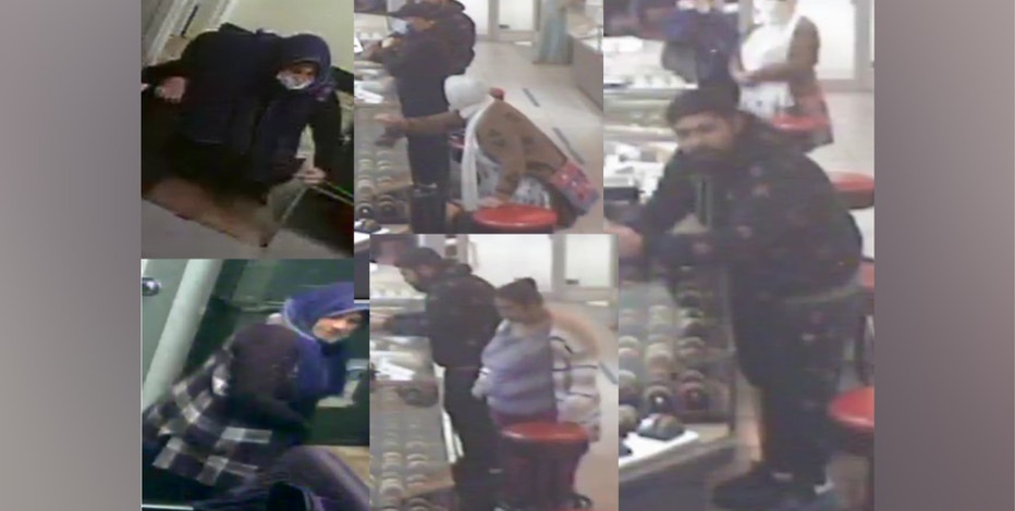 Thieves steal $500K worth of jewelry in Falls Church; Search underway for 5 suspects