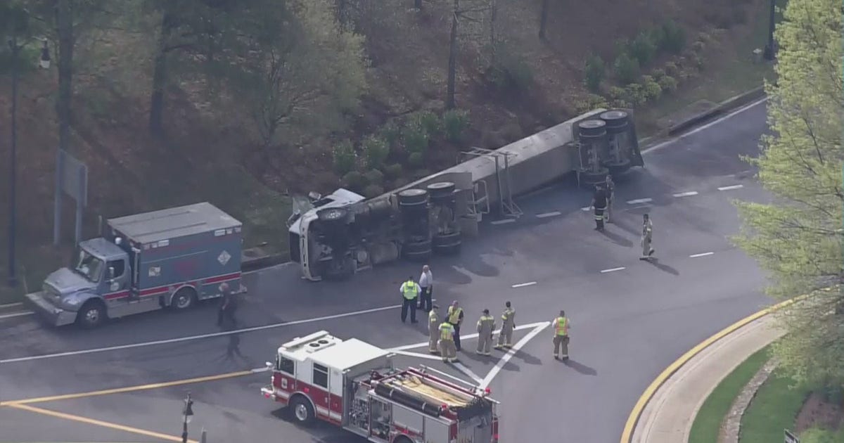 Overturned milk truck causes delays in Frederick County | FOX 5 DC