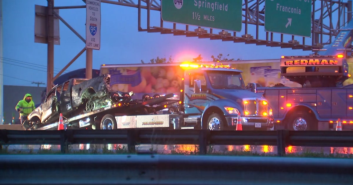 Fiery Fairfax County truck crash causes major delays on I-495 as heavy ...