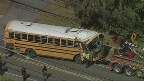 Montgomery County school bus crash leaves 4 children injured