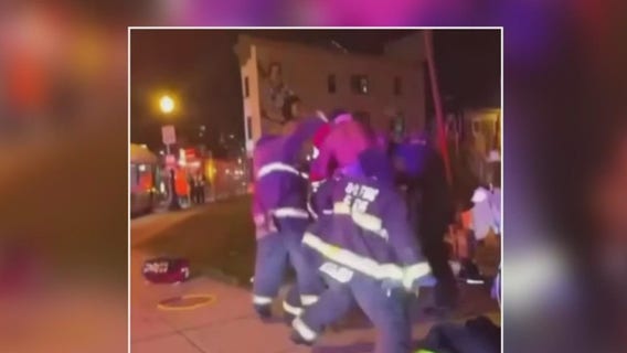 Man arrested after video shows brawl involving firefighters; DC Fire investigating