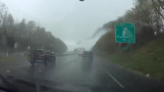 DMV weather: Quarter-sized hail as heavy rain, storms move through region