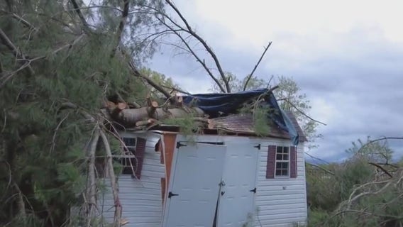 Tornado touches down in Poolesville; No warning issued