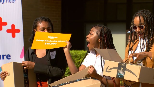 Amazon surprises Prince George's County STEM students with $40K Future Engineer scholarships