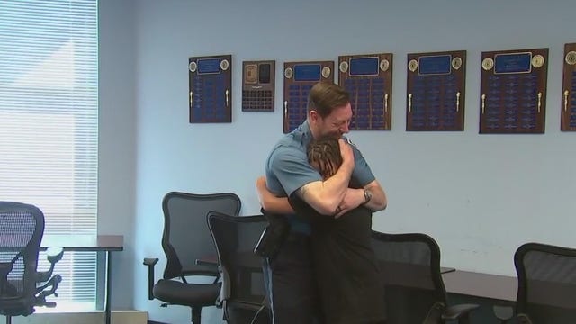 Anne Arundel County police officer reunites with child he saved from drowning a decade ago