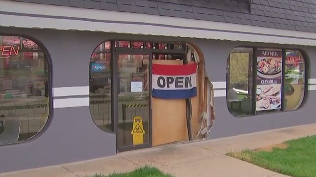 Video shows driver ramming tow truck into chicken restaurant in Temple Hills