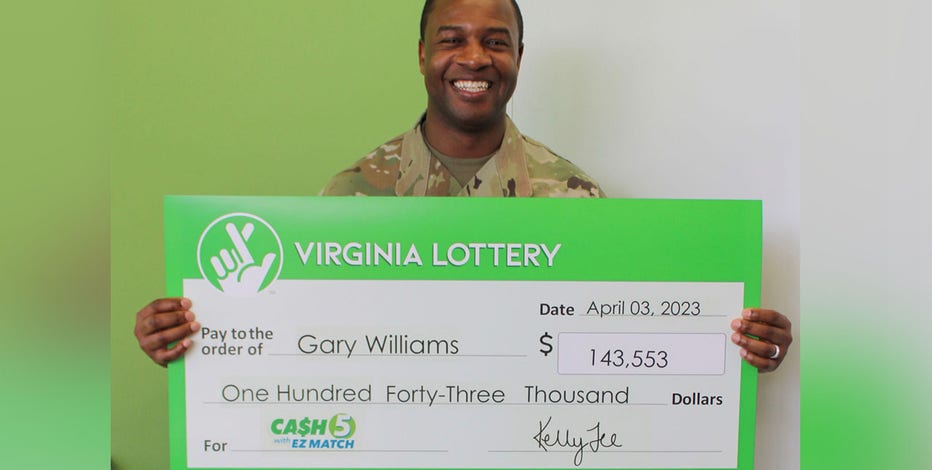 Army sergeant wins Virginia lottery jackpot