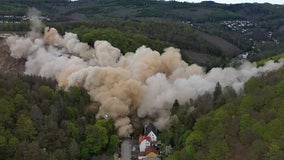 Watch: Crews blow up German autobahn bridge