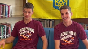 Ukrainian twin refugees living in Laurel earn full-ride scholarships to college