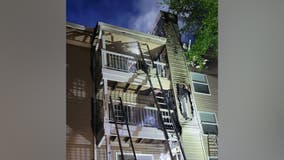 Howard County apartment fire displaces two adults, one dog