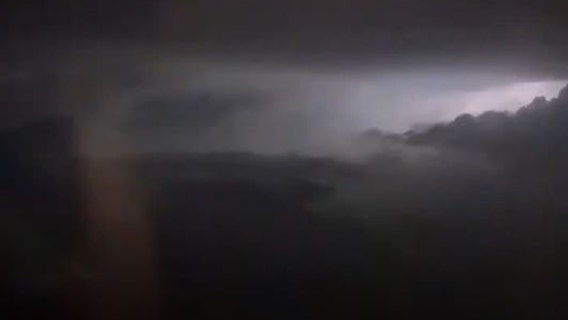 Watch: Tense video shows turbulent moments as Mexico flight surrounded by vivid lightning
