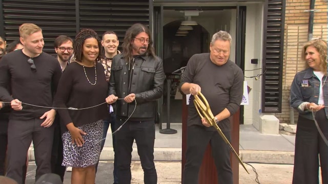 Foo Fighters headline opening of ‘The Atlantis’; Dave Grohl helps cut guitar string in ceremony