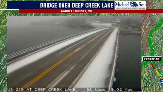 May dusting of snow spotted in western Maryland