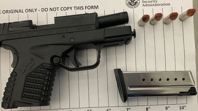 Maryland man stopped from carrying loaded gun onto flight at Dulles Airport