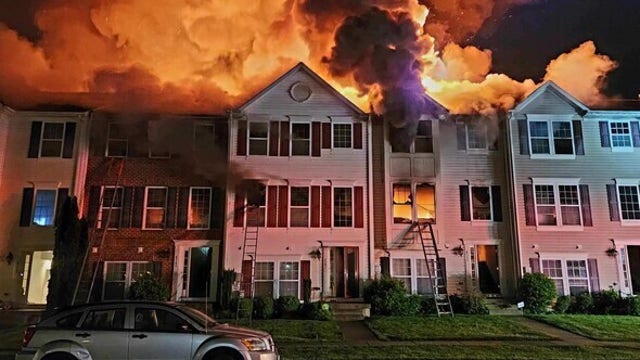 8 homes condemned after fire in Harford County