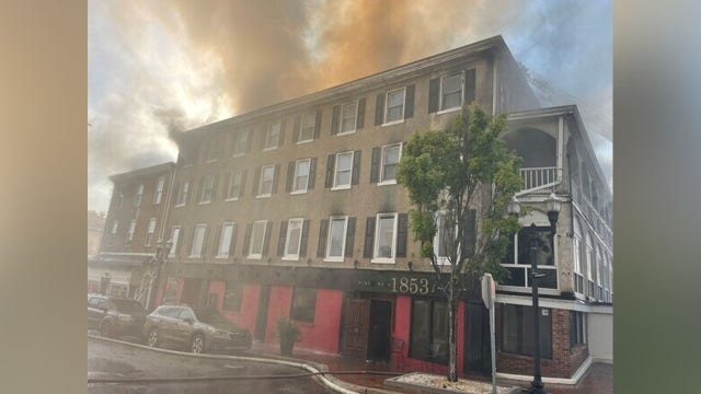 3-alarm fire damages historic Howard Hotel building in Elkton