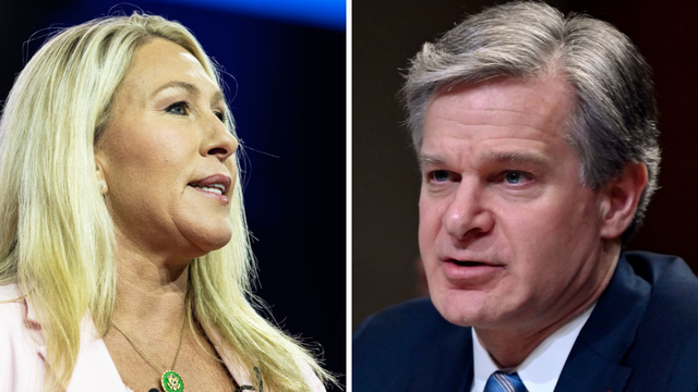 Marjorie Taylor Greene introduces articles of impeachment against FBI Director Christopher Wray