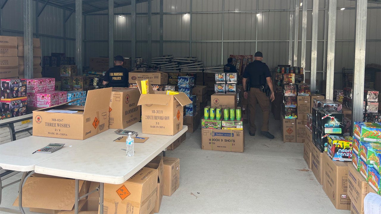 600k Of Illegal Fireworks Seized In Virginia Fire Marshal Fox 5 Dc