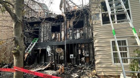 4 townhomes damaged, 14 people displaced after propane grill sparks massive fire in Prince William County