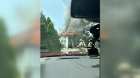 3 firefighters hurt in Fort Washington blaze