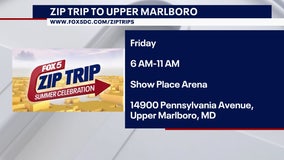 FOX 5 Zip Trip to Upper Marlboro moved indoors Friday due to poor air quality