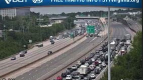 Fallen power lines cause massive backup on I-95 at Fairfax County Parkway; strands drivers for hours