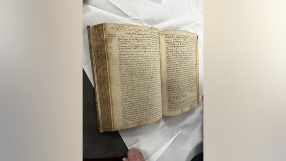 Stolen historical records return to Prince William County after 300 years, officials say