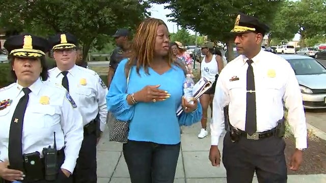 Interim DC police chief holds community safety walk in Northwest