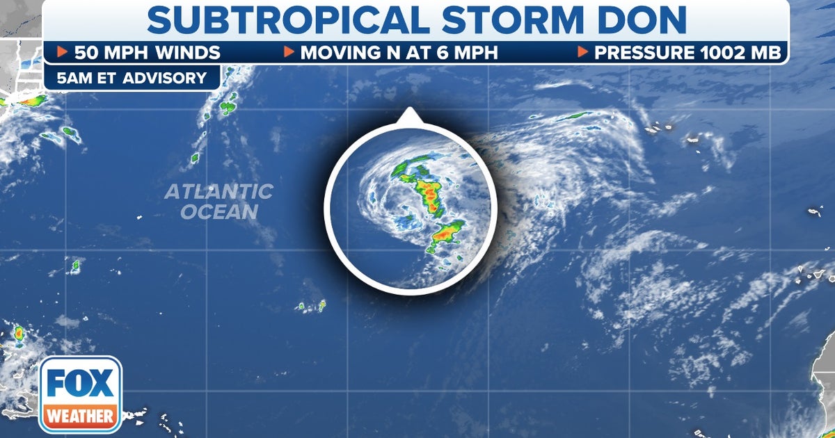 Subtropical Storm Don forms far out in Atlantic Ocean | FOX 5 DC
