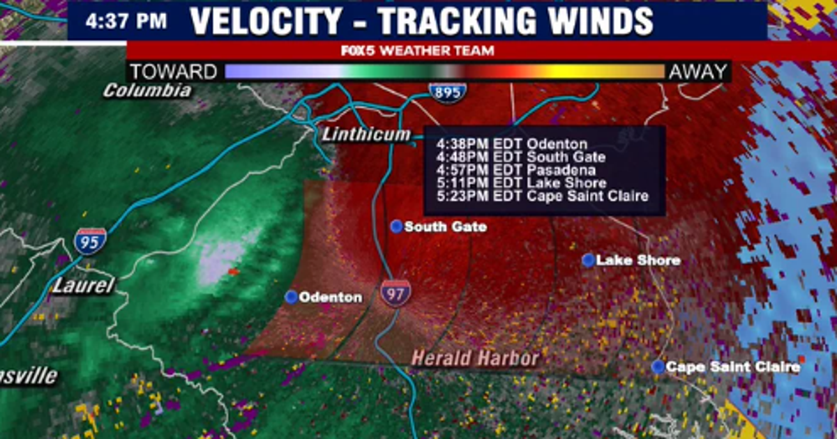 Severe thunderstorm warning issued across the DMV | FOX 5 DC