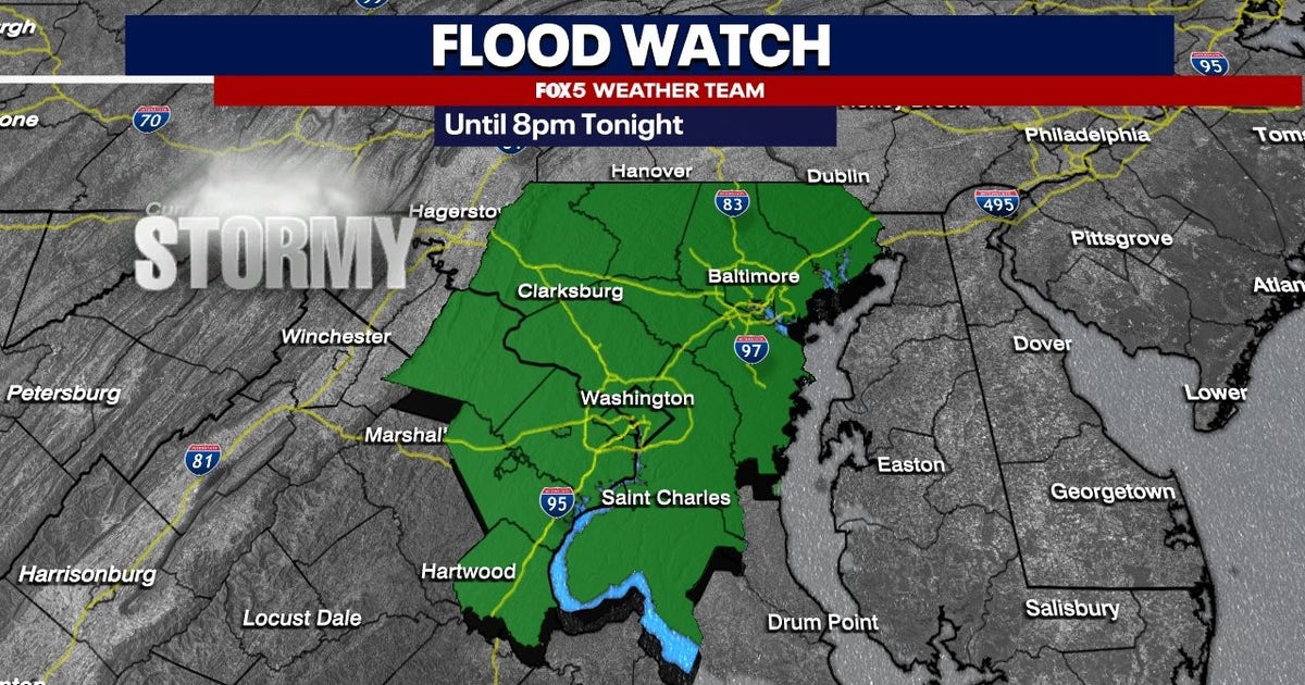 Flash flood warning issued for DC region until 8 p.m. amidst intense ...