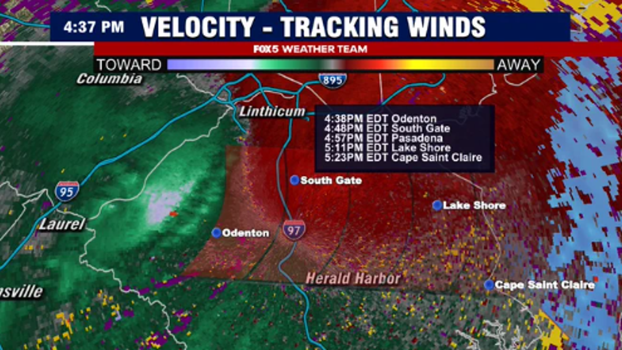 Severe Thunderstorm Warning Issued Across The Dmv