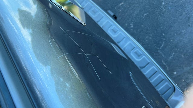 Hate symbol keyed into SUV in Ashburn