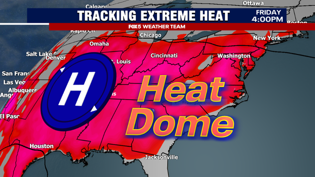 DC Heat Wave: Hottest temperatures in 7 years possible for nation’s capital later this week