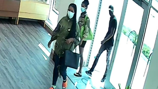 Three suspects pictured in Pearl Vision Store robbery in Montgomery County